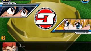 Beyblade V Force Gamecube Fight  Tyson Dragoon VS Max Draciel [upl. by Aitnohs]