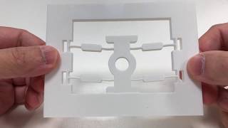 3dprinted Bistable Compliant Switch Mechanism [upl. by Nerine]