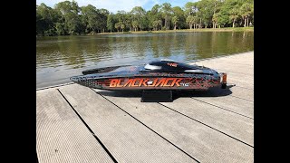 Pro Boat Blackjack 42 Brushless 8s Catamaran  Maiden Run 🤙 [upl. by Aisyram]