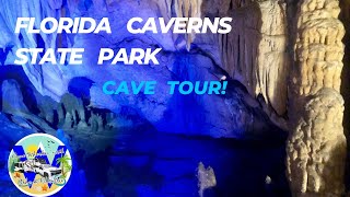 Florida Caverns State Park Cave Tour Marianna Florida [upl. by Otreblide]