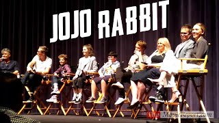 JOJO RABBIT movie QampA with Taika Waititi Scarlett Johansson Sam Rockwell amp cast  October 14 2019 [upl. by Goodrich]