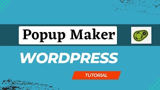 Popup Maker  WordPress Plugin  Create Popup Form FREE in WordPress [upl. by Hugues]