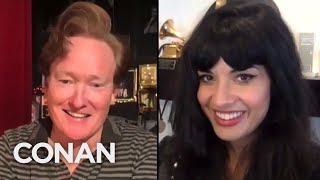 Jameela Jamil Full Interview  CONAN on TBS [upl. by Vasileior]