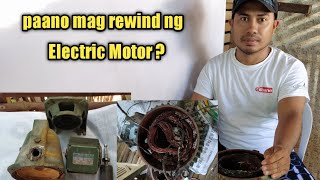 Rewinding Single Phase Electric Motorpart 1 [upl. by Tisdale]