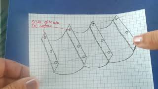 Como hacer un toldo Esquema How to make an awning Scheme [upl. by Hertz]