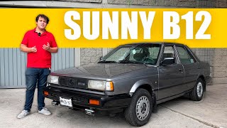 Nissan Sunny B12 1991 Tsuru ll  Reseña en español [upl. by Wiskind]