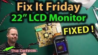 🔴 490 AOC E2236V LCD Monitor Repair  Switchmode Power Supply Dead [upl. by Einahpit]