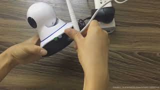 Yoosee APP Home WiFi CCTV IP Camera How to connect byquot LAN Connectionquot [upl. by Adav]