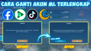 CARA MENGGANTI AKUN MOBILE LEGEND TERBARU 2024  4 CARA GANTI AKUN ML TERBARU [upl. by Nnaeus470]