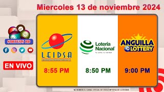 Lotería Nacional LEIDSA y Anguilla Lottery en Vivo 📺│Miercoles 13 de Noviembre 2024  855 PM [upl. by Mavilia]