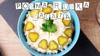 Posna ruska salata  Recepticom [upl. by Wolgast655]