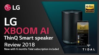 LG 2018 XBOOM AI ThinQ WK7 Speaker Product Video [upl. by Shaum939]