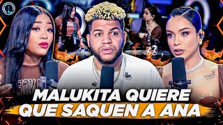 MALUKITA SE ENFRENTA A ANAKARINA Y LE PIDE A LUINNY QUE LA SAQUE DEL PROGRAMA POR ÑOÑA [upl. by Ilegna]