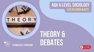 Theories amp Debates  AQA A Level Sociology Revision for 2024 [upl. by Anissa]