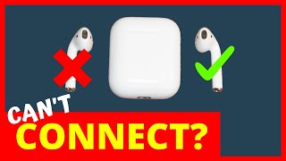 AirPod Not Connecting QUICK amp EASY FIX  Handy Hudsonite [upl. by Frances941]