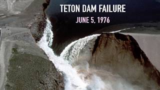 Teton Dam Failure Teton River Idaho June 5 1976 [upl. by Riffle]