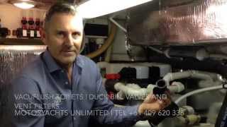 Marine Sanitation Systems  Duck Bill Valves and Vent Filters [upl. by Hartwell]