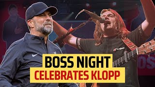 A celebration of Jurgen Klopp  Jamie Webster  BOSS NIGHT [upl. by Adnylg254]