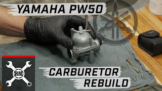 How To Rebuild the Carburetor on a Yamaha PW50 [upl. by Aital]