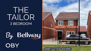 The Tailor 3 Bedroom showhome by Bellway homes  abbey view Bourne [upl. by Bern]