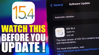 iOS 154  Everything You NEED To Know Before You UPDATE [upl. by Ihtraa]