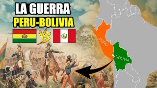 🇵🇪🇧🇴La GUERRA PeruBolivia en 8 Minutos  Batalla de Ingavi 1841 [upl. by Apollus]