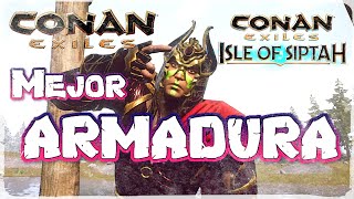 conan exiles LA MEJOR ARMADURA DEL JUEGO  Guía armaduras [upl. by Vedi]