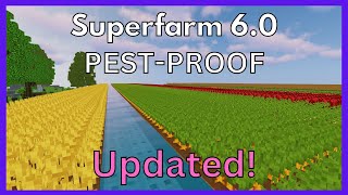 PestProof Superfarm Garden Hypixel Skyblock [upl. by Lucias]