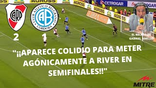 RELATOS  RIVER PLATE 2  1 BELGRANO GABRIEL ANELLO  RADIO MITRE [upl. by Beetner868]