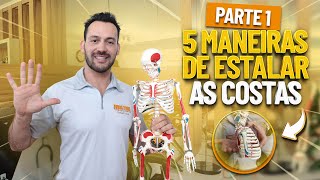 COMO ESTALAR AS COSTAS SOZINHO  5 MANEIRAS DE ESTRALAR  PARTE 1  Fisioprev [upl. by Noland859]