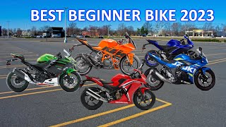 The Absolute BEST Beginner Sport Bike for 2023 Buyers Guide [upl. by Bourke974]