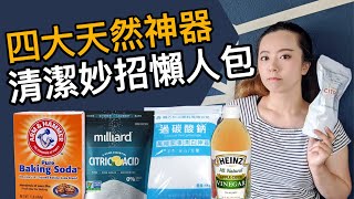 天然vs化學清潔！科學除農藥、頑垢、黴菌漂白！小蘇打、醋、檸檬酸、過碳酸鈉怎麼用？ [upl. by Radke627]