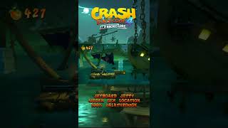 Crash Bandicoot 4 Jetboard Jetty Hidden Gem Location crashbandicoot4 crashbandicoot gaming [upl. by Duwe732]