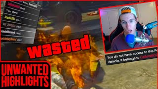 MrBossFTW CRASHES and BURNS while playing GTA5 Online with CREW GTA Online livestream fails [upl. by Wyn]