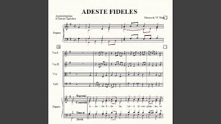 ADESTE FIDELES Part for Bass [upl. by Robers]