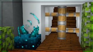 2x2 SCULK SENSOR Piston Door  Minecraft Java 119 Tutorial [upl. by Aurie]