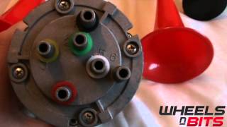 12V La Cucaracha Musical Air horn Powerful Type Wheels N bits with pump [upl. by Harriet]