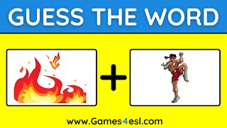 Guess The Word Game  Compound Words  Easy [upl. by Aivatra51]