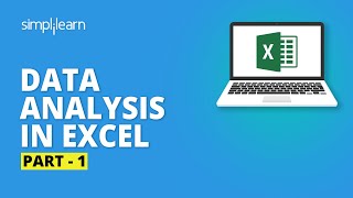 Data Analysis In Excel 1  Excel Data Analysis Tutorial  Excel Tutorial For Beginners Simplilearn [upl. by Goulet374]