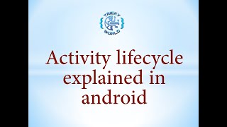 Activity lifecycle explained in android [upl. by Adnahsal858]