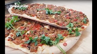 etli pide  pide mit fleisch [upl. by Salisbarry]