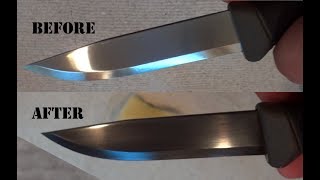 How To Cold Blue A Knife Birchwood Casey  Sharp Works [upl. by Rahal]