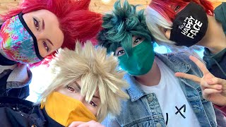 BAKUSNOW SHOW DOWN KiriBaku  TodoDeku COSPLAY OUTING  My Hero Academia Cosplay [upl. by Woolson]