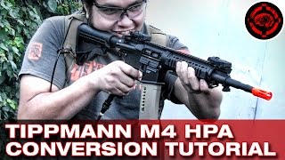 Tippman M4 HPA Conversion  New Trigger Group Updated [upl. by Alaecim313]