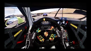 Assetto Corsa Competizione  Porsche 911 GT3 R Laguna Seca Triple Screen Onboard  Fanatec Podium [upl. by Egamlat]