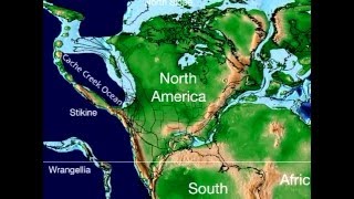 Plate Tectonic Evolution of North America  Scotese Animation [upl. by Emil]