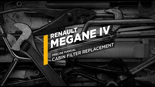 Cabin Filter Replacement  Renault Megane IV  WP2124 [upl. by Falconer]