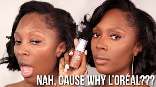 NEW LOREAL TRUE MATCH SUPERBLENDABLE FOUNDATION REVIEW Shade w10  thefashionceesta [upl. by Einnek]