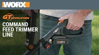 Trimmer Line  WORX GT Revolution Cordless String Trimmer [upl. by Inobe696]