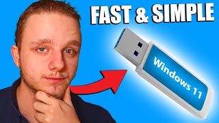 Fastest amp Easiest Way to Create a Bootable USB for Windows [upl. by Yerag]